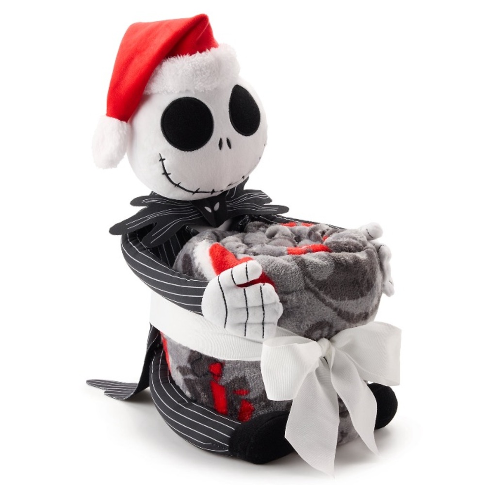 Disney’s NBC Jack Skellington Holiday Pillow Buddy and Throw Set